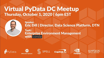 Enterprise Environment Management with Conda | PyData DC Meetup - Oct. 2020