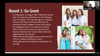 Panhellenic Parent Orientation - Fall 2023