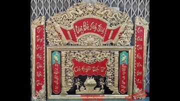 Hoành phi câu đối bằng đồng liễn thờ Cửu Huyền thất tổ, Cuốn thư câu đối 0934877869 - 0966877869