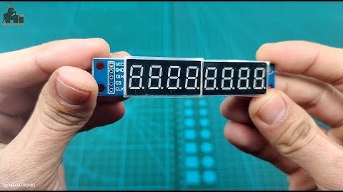 MAX8D-H21S1 | MAX7219 8 Digit 7 seven Segment LED Display screen Module