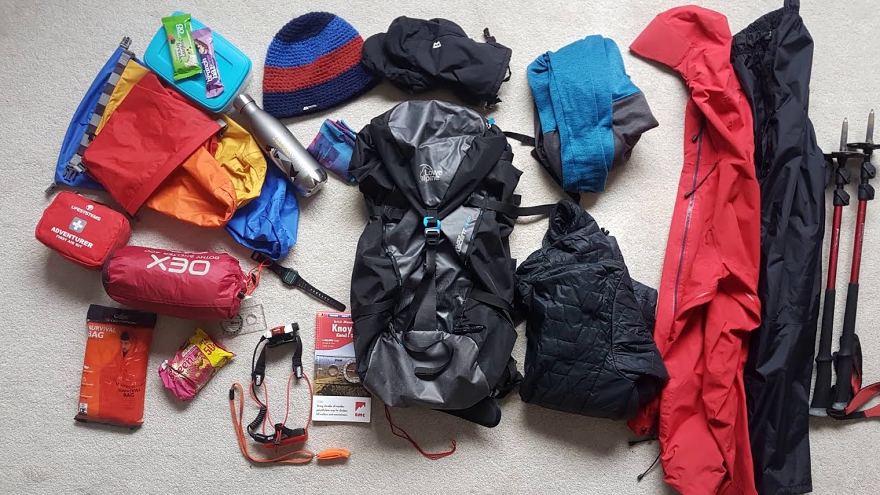 Hiking Kit List UK, What's in my Rucksack