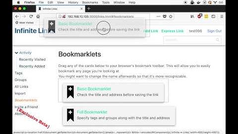 How to add a bookmarklet to Firefox