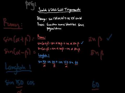 Nilai dari sin 150^circcos 60^{circ... | Mandiri Matemat | Kelas 11 | 2 | Matematika