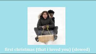 shameik moore - first christmas (that i loved you) (slowed)