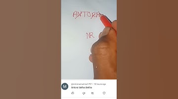 Antora name logo design #shortsvideo #viralvideo #namelogo #logodesigner #logomaker #antora
