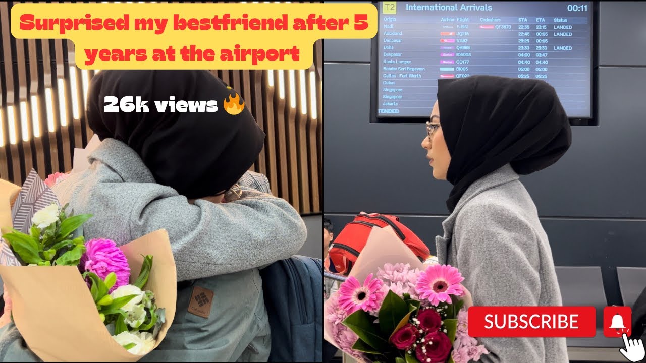 I surprised my Bestfriend at the airport - Quetta to Melbourne - Reunited after 5 years