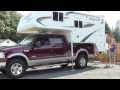 How to load a truck camper onto a pickup truck