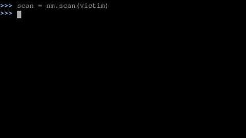 python-nmap demo