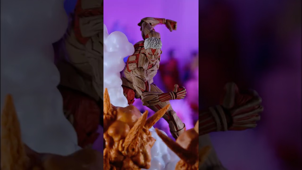 Armored Titan Reiner Braun Attack On Titan Revoltech UNBOXING RÁPIDO