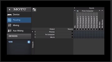 MOTU Pro Audio - Routing Grid Tips & Techniques