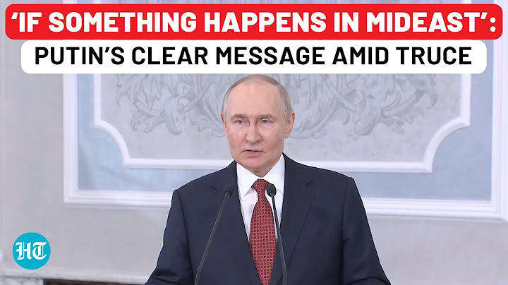 Full Video: Putin’s Big Middle East Warning Amid Iran Israel Truce, Mocks NATO Over 5% Defence Vow