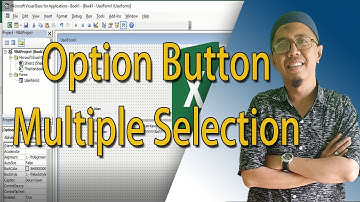 Tutorial VBA Macro Excel #6 Membuat Multi Selection Option Button