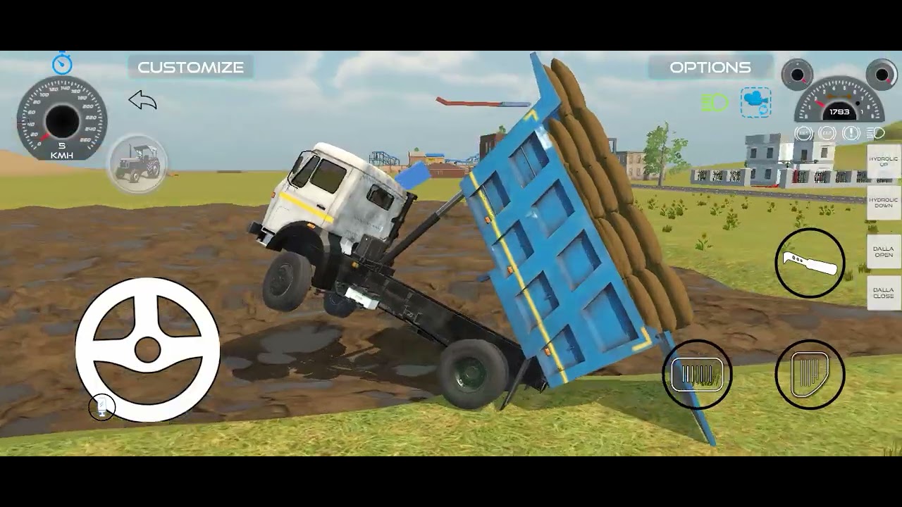 Dumper 🚛 fas gaya 😱 khet me 🚜 