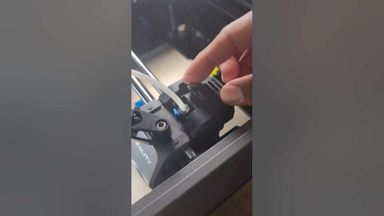 How to change your creality k1 filament after a runout youtube