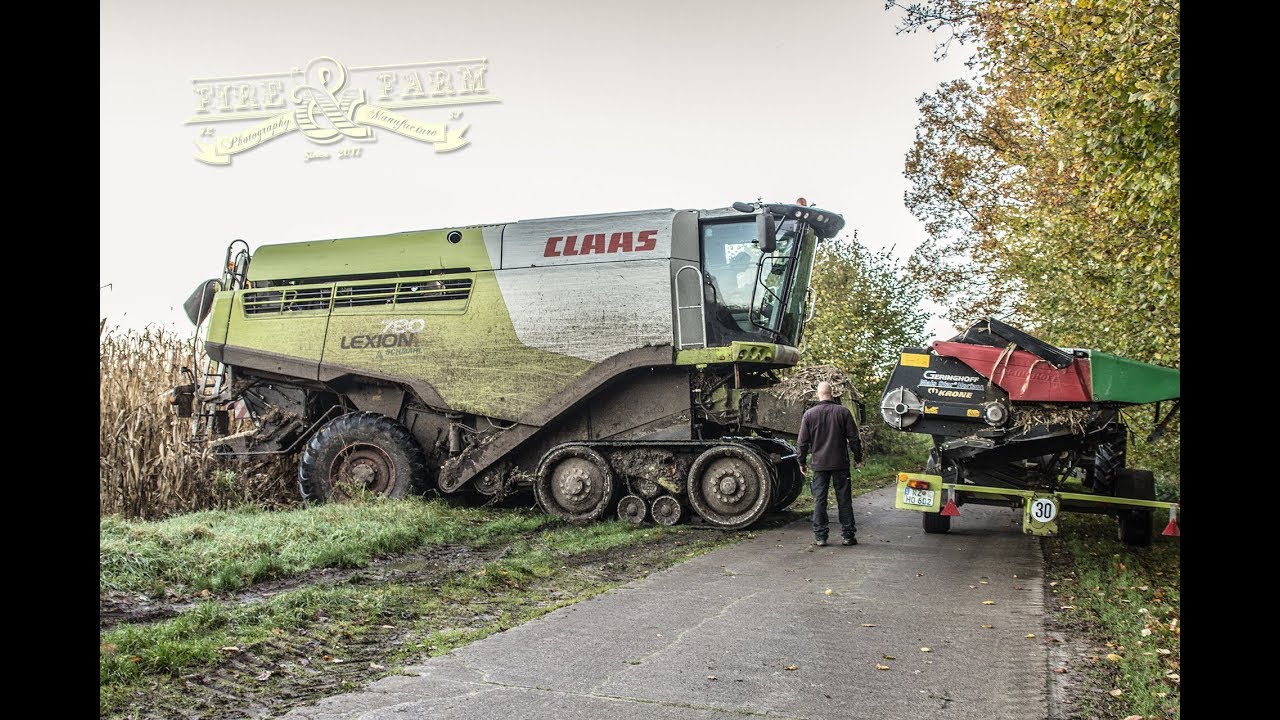 Trailer Claas Lexion 780 Terratrac 4k Mais Ernte Im Dreck Lu Heidebrecht Youtube