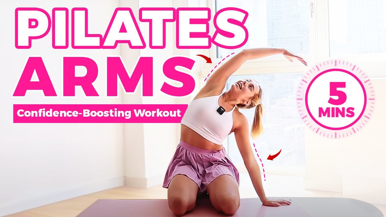 5 MIN TONED ARMS | At Home Pilates Workout