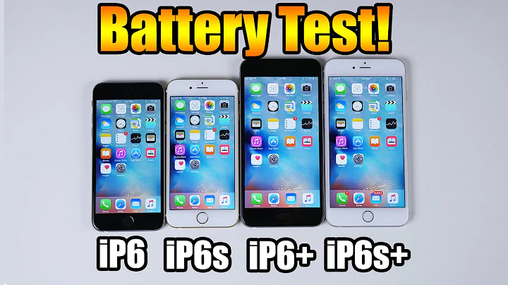 Battery Test! iPhone 6s vs iPhone 6s Plus vs iPhone 6 vs iPhone 6 Plus