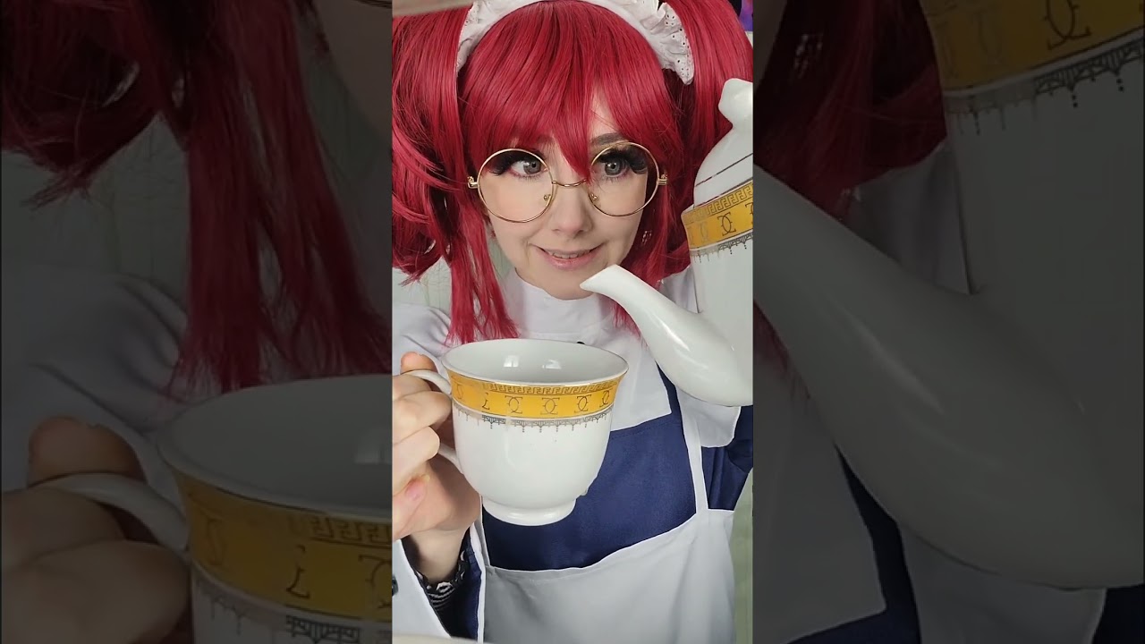 ASMR Mey Rin Serves You Tea #shorts