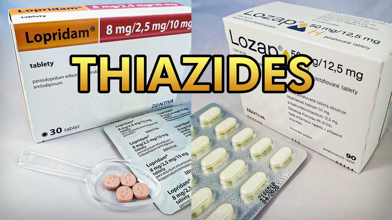 Thiazides Diuretics: Types, Mechanism of Action, Therapeutic Uses and Adverse Effects
