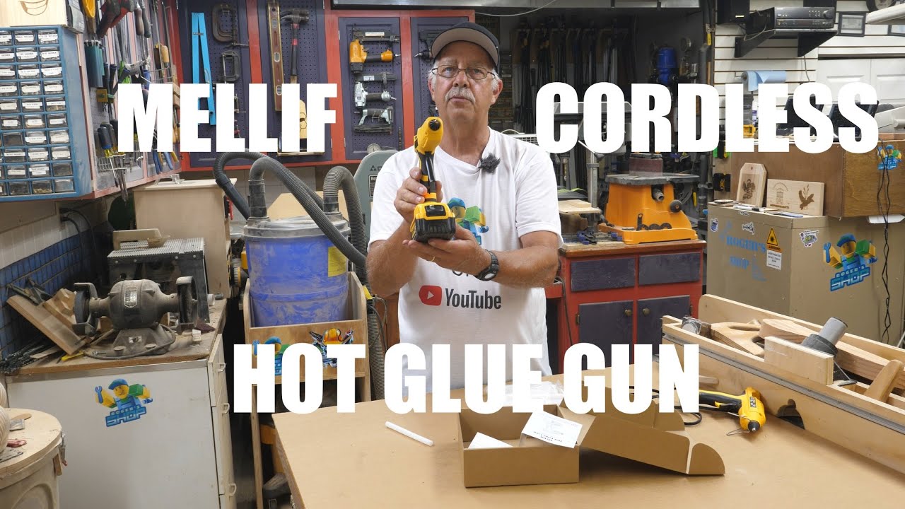 review and demo M18 Milwaukee compatible Mellif hot glue gun 