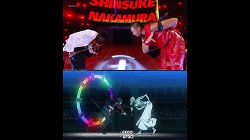 Zeus Entrance  Record of Ragnarok Shuumatsu No Valkyrie & Shinsuke Nakamura Debut Comparison #shorts