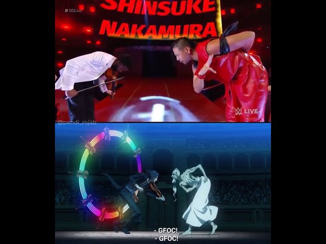 Zeus Entrance  Record of Ragnarok Shuumatsu No Valkyrie & Shinsuke Nakamura Debut Comparison #shorts class=