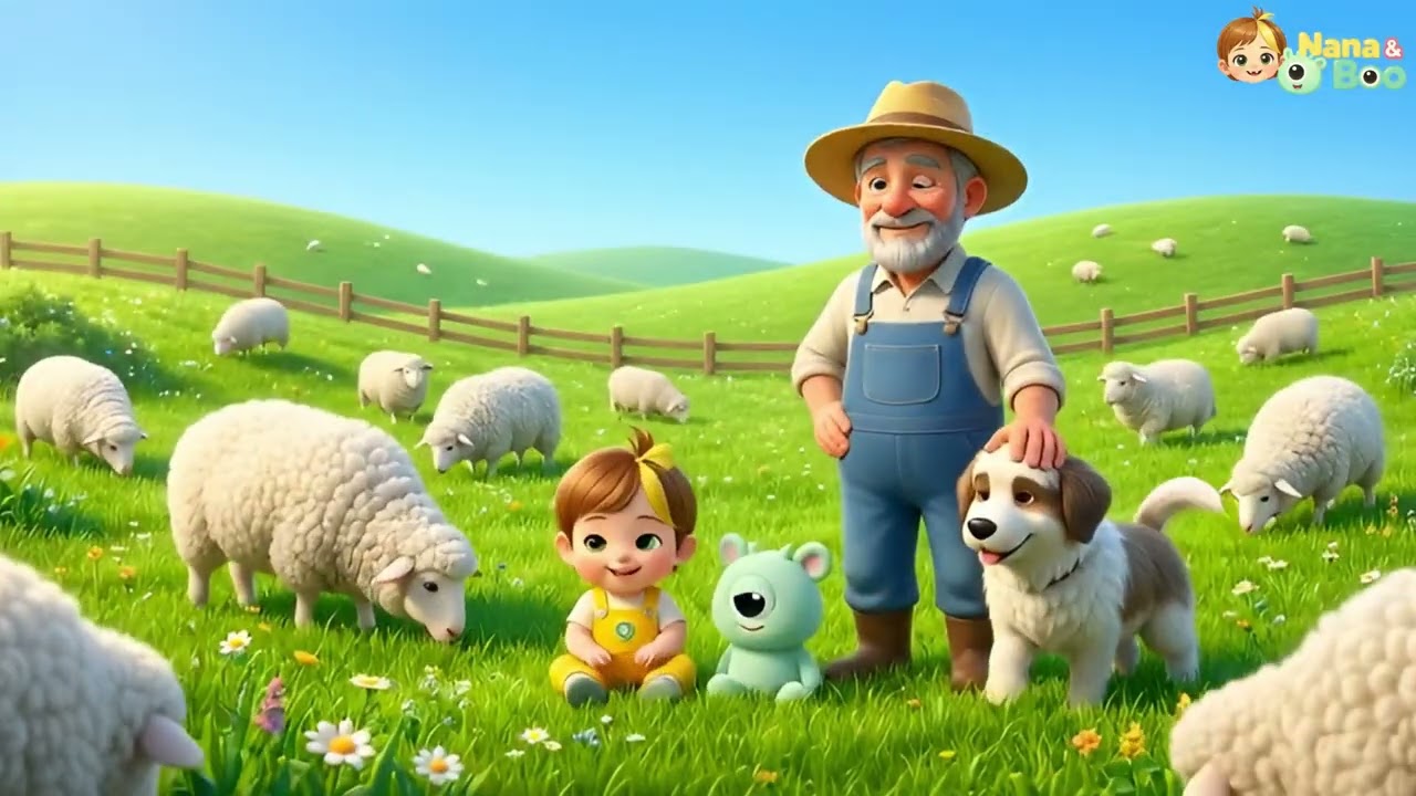 Old MacDonald Had a Farm (Nana & Boo) | Farm Animals Song for Kids | Nursery Rhymes