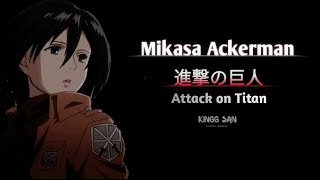 kata kata Mikasa Ackerman DUNIA INI KEJAM,attack on Titan/shingeki no Kyojin