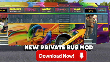 trinethra tamil nadu private bus mod | bus simulator indonesia | bussid |