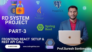 Project Session 4| React Project Setup &  API Call |Frontend|  Full Stack RD Management System
