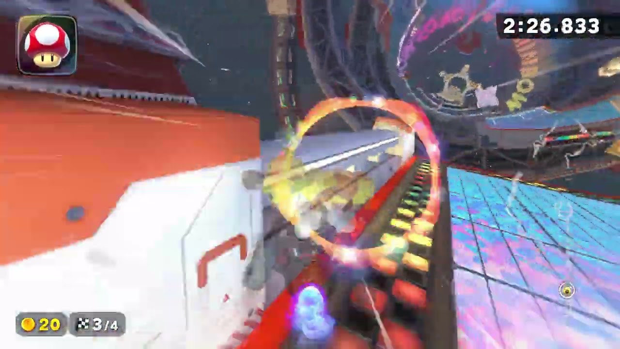 WR] Mario Kart World - Rainbow Road - 3:55.788 - Technical