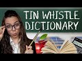 TIN WHISTLE TERMINOLOGY | BEGINNER'S GUIDE DICTIONARY