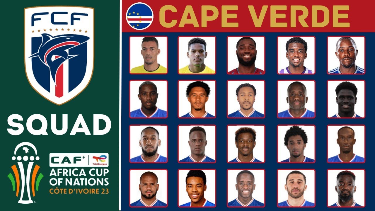 CAPE VERDE Official Squad AFCON 2023 | African Cup Of Nations 2023 | FootWorld