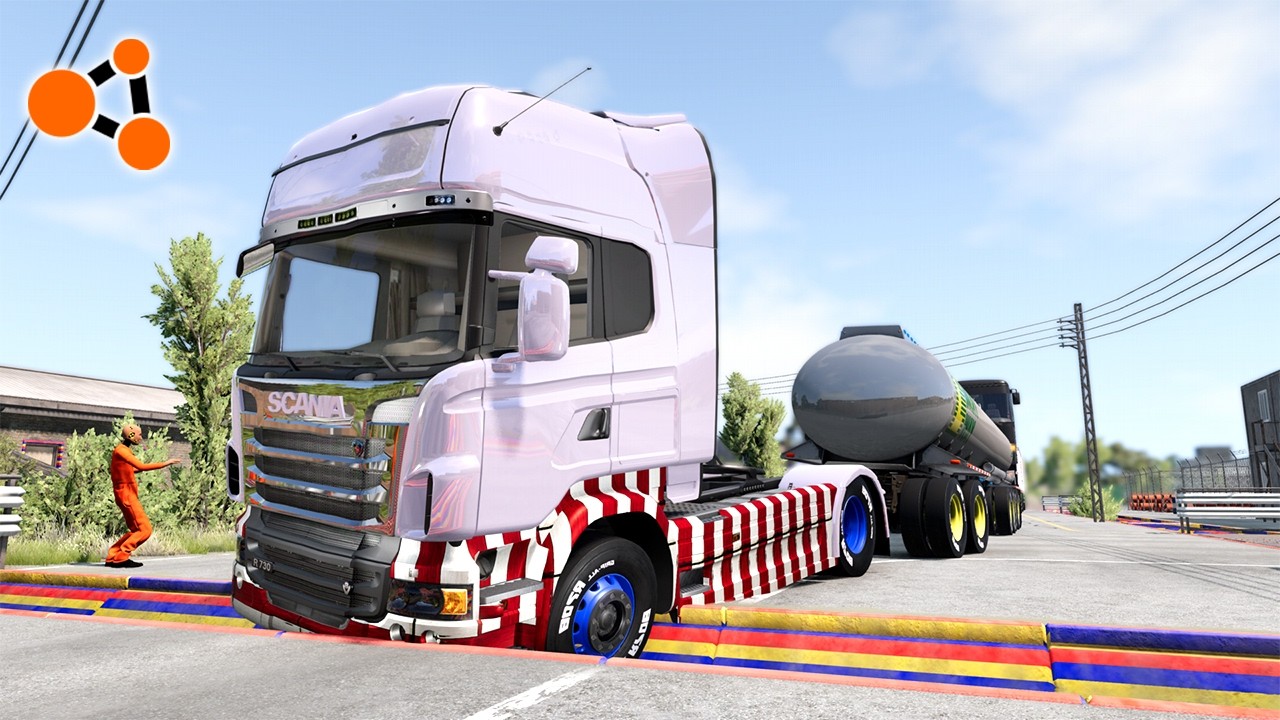 Trucks VS Road Challenge #33 🚚 BeamNG.drive | Beamng Crashes TV