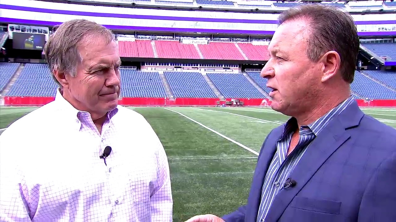 Bill Belichick With Butch Stearns Youtube