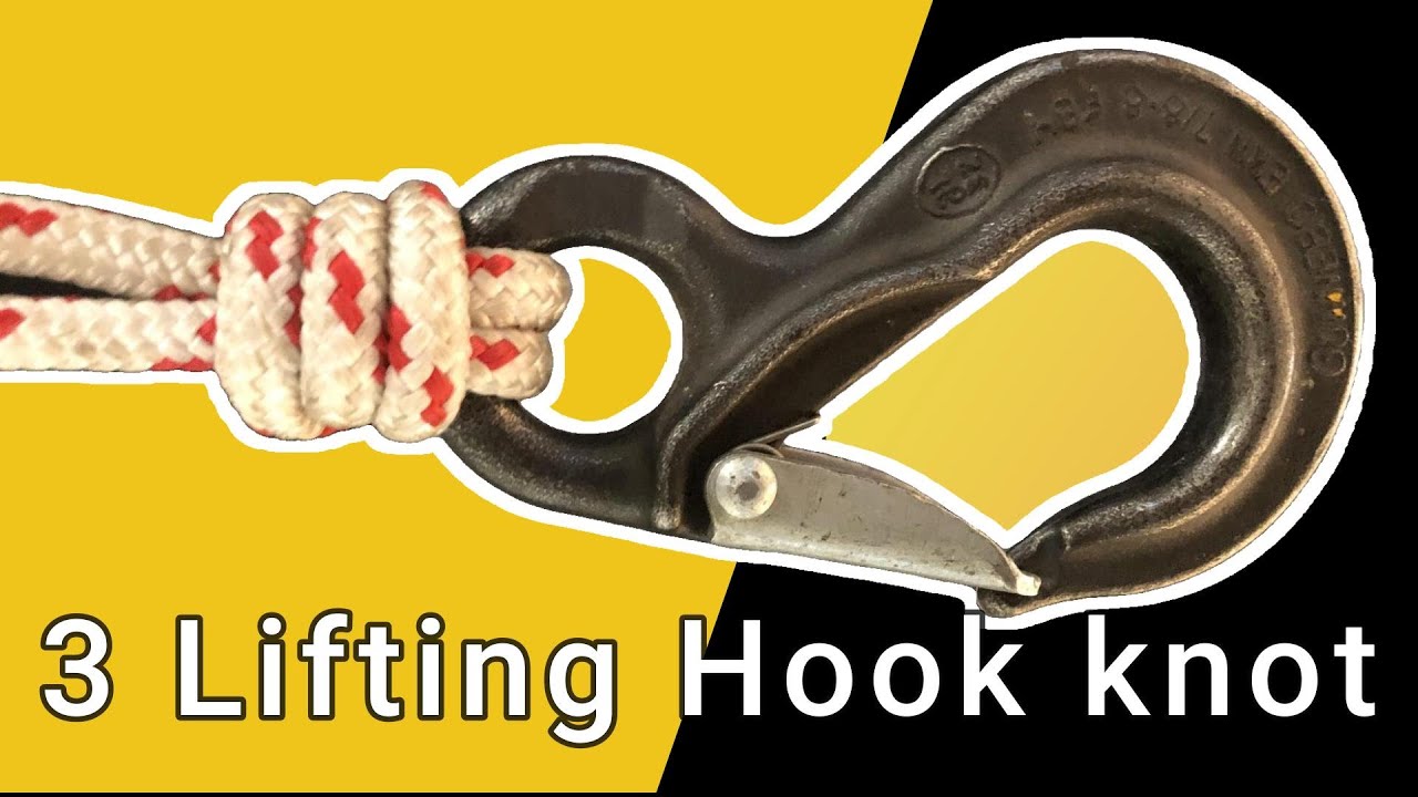 3 Simple Ways To Tie Lifting Hook (tutorial) #knots #rope 