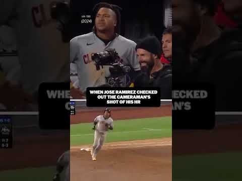 Jose Ramirez got the shot #mlb