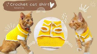 cara merajut baju kucing mudah & cepat || Kemeja kucing rajut