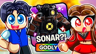 I Spent $975,567 For The NEW SONAR TITAN GODLY In SKIBIDI TOWER DEFENSE!