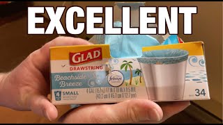 Glad Small 4 Gallon Trash Bags
