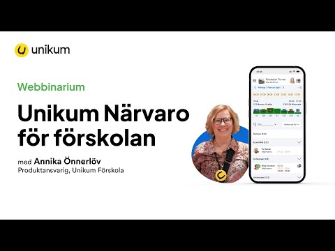 Unikum Närvaro för förskolan - video from Unikum