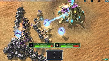 Starcraft 2 Desert Strike Custom map G6 (4/4)
