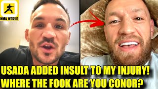 USADA SURPRISES a very Frustrated Michael Chandler who seems pisssed off at Conor McGregor,Jon Jones