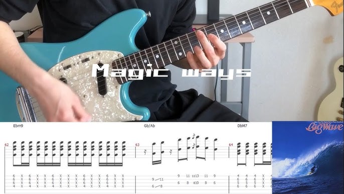 山下達郎 - Music Book Tab + 1staff by guitar cover with tab