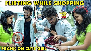 Flirting Prank On Cute Girl | Shopping With Random Girl | Chennai Silks  T.Nagar |  Nellai360*