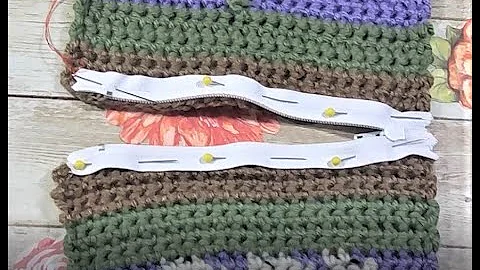 Add Functionality to Your Crochet with a Sewn-in Zipper