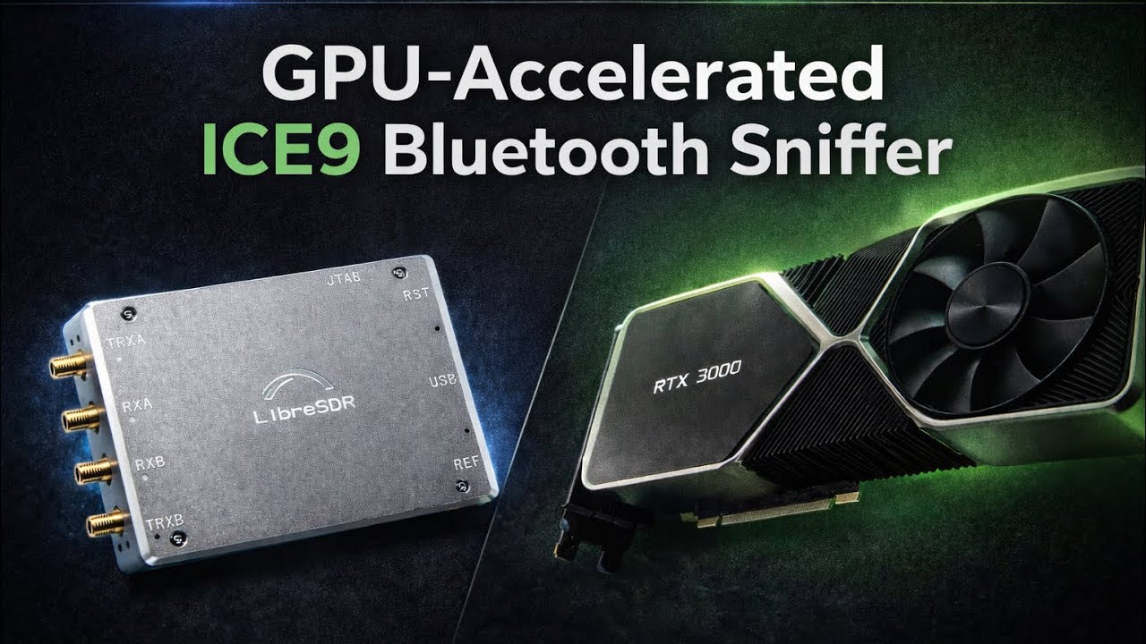 DragonOS Noble: GPU Accelerated Passive BLE Sniffer w/ Ice9 (USRP)