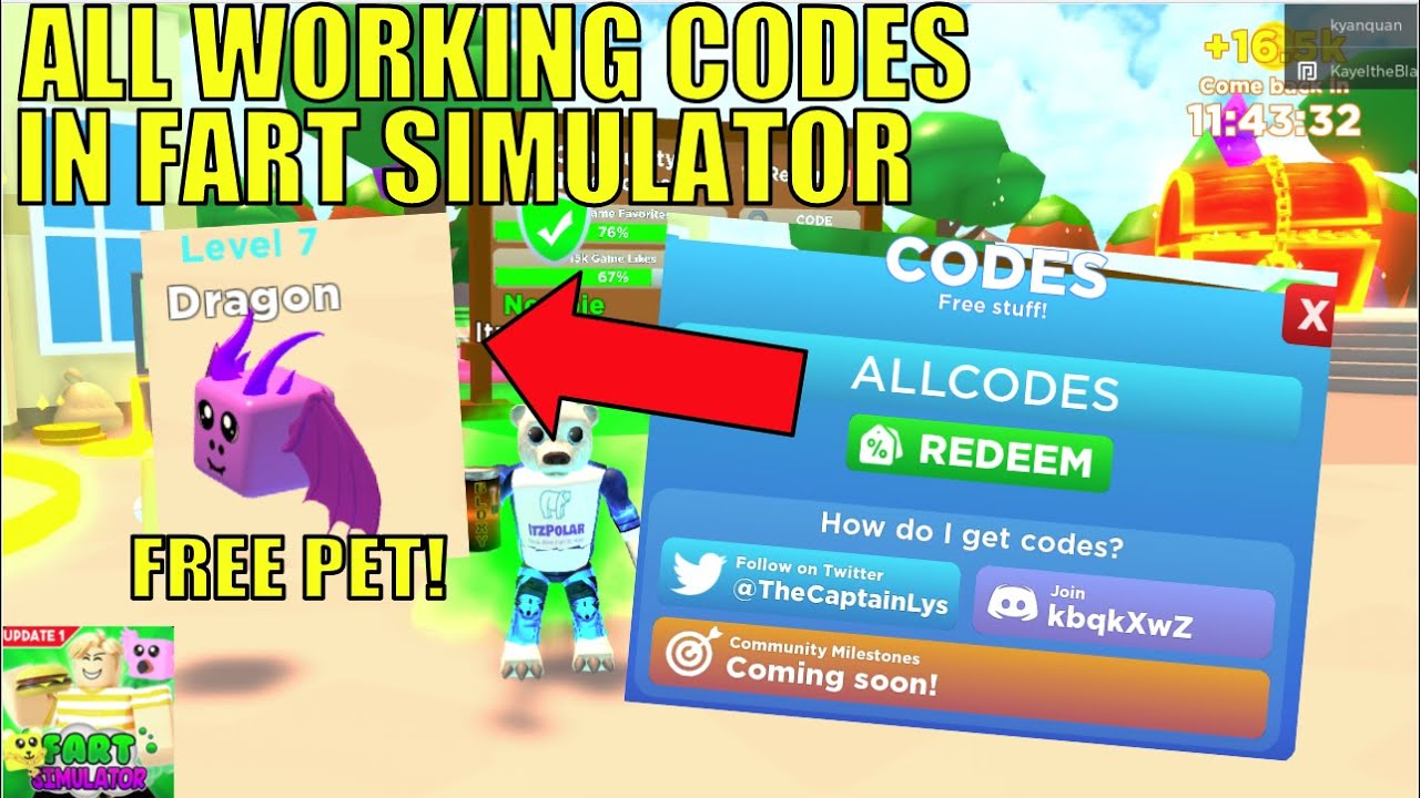 Fart Simulator Codes Roblox