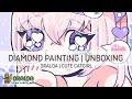 Unboxing  diamond painting  oraloa  cute catgirl 