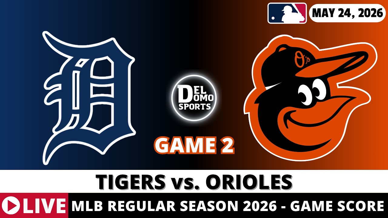 DETROIT TIGERS VS BALTIMORE ORIOLES ⚾️ Doubleheader - Game 2 - MLB Play-by-Play